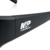 M&P Thunderbolt Full Frame Shooting Glasses - Black Frames/Smoke Lenses