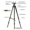 Bog DeathGrip Infinite Tripod - Aluminum (OD Green)