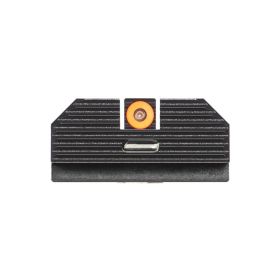 Night Fision Night Sight Set for Glock 17/19/34 - Orange Tritium Front Ring/Tritium Black Ring Rear