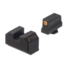Night Fision Optics-Ready Stealth Series for Glock 42/43/43X MOS Orange Front Ring/Blank Rear