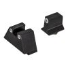 Night Fision Suppressor Height Tritium Night Sights for Most Glocks - White Tritium Front Ring/Triti