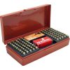 MTM Ammo Box 100 Round 22 Long Rifle Rimfire Competition Rust