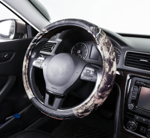 Mossy Oak 1PC Heavy Duty Truck Steering Wheel Cover Camo Green - Universal Fit, 21SWC75