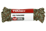 Hyper Tough 5/32 inch x 50 ft, 550 Paracord, Camo, 4.9 oz