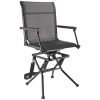 Hunting Chair 360° Swivel Silent Foldable Blind Chair with Armrests Steel Frame