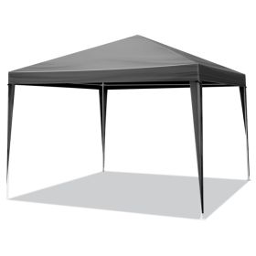 10'x10' Gazebo Waterproof Outdoor Canopy Patio Tent Party Tent for Wedding BBQ Cater, Black