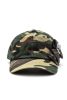 Crystal Chiffon Bow Tie Iconic Camo Cotton Cap