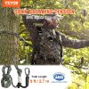 VEVOR Tree Stand Safety Rope, 9 ft/27.43M Treestand Lifeline Rope 30KN Breaking Tension, 0.6'' Hunting Safety Line with Prusik Knot