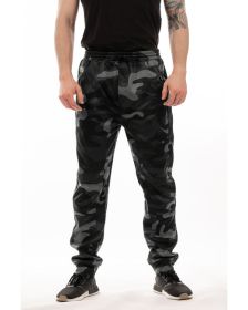 Burnside BU8801 Men's Go Anywhere Performance Jogger Pant (Color: Black Camo, size: M)