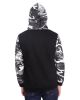 Men's Fashion Camo Hooded Sweatshirt - NTRL/ GRN WD/ OR - S